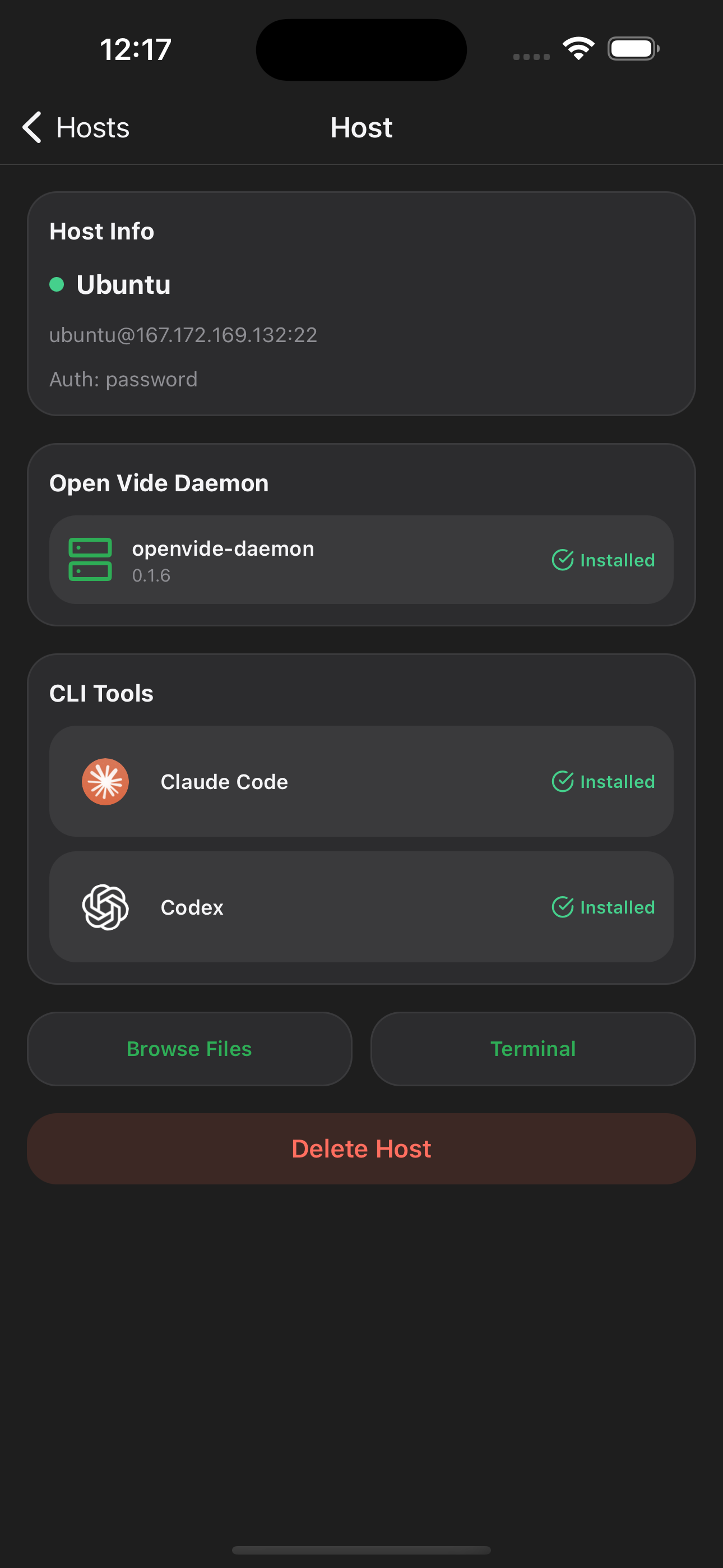 OpenVide screenshot 2